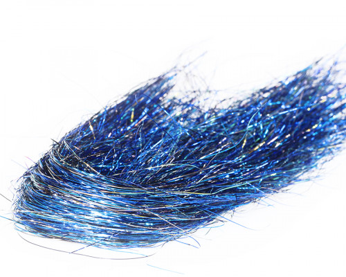 Fine 3D Tinsel Hair, Deep Blue UVR / 78